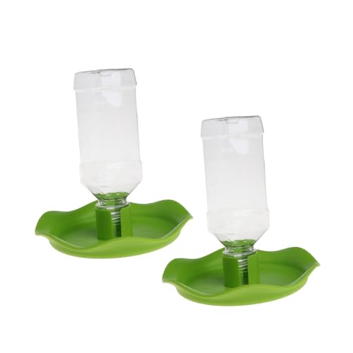 WOONEKY 2 Stücke Reptil Wasser Futterspender Automatischer Wassernapf für Eidechsen Hamster und Skorpione Glatte Oberfläche Sicher und Praktisch für Terrarien von WOONEKY