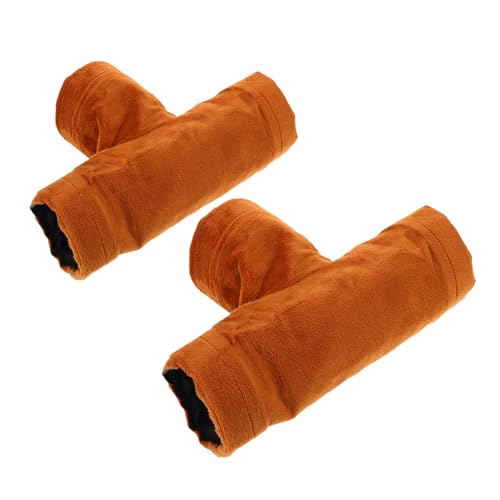 WOONEKY 2 Stück Wege Hamster Tunnel Braun Zusammenklappbar Kleintier Versteck Leicht zu Reinigen Geeignet für Hamster Meerschweinchen und Eichhörnchen Indoor Haustier Zubehör WOONEKY 2 Stück Wege Hamster Tunnel Braun Zusammenklappbar Kleintier Versteck Leicht zu Reinigen Geeignet für Hamster Meerschweinchen und Eichhörnchen Indoor Haustier Zubehör von WOONEKY