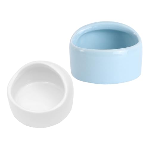 WOONEKY Home Hamster Food Container 2 Pcs Pet Bowl Spülmaschinenfest Elegantes Design WOONEKY Home Hamster Food Container 2 Pcs Pet Bowl Spülmaschinenfest Elegantes Design von WOONEKY