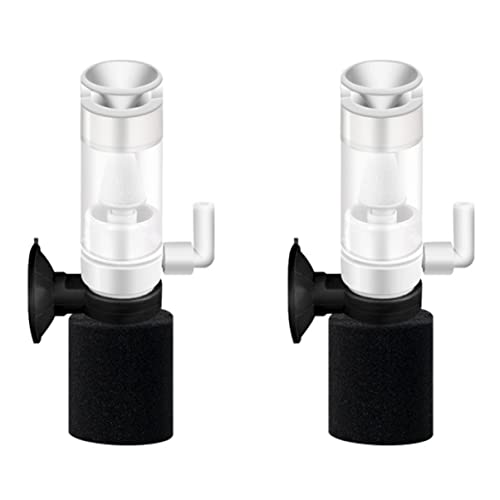 WOONEKY 2stücke Mini Aquarium Filterpumpe Mit Integriertem Sauerstoffgenerator Leiser Langlebiger Wasserfilter Für Kleine Fischbecken Effektiven Und Belüftung von WOONEKY