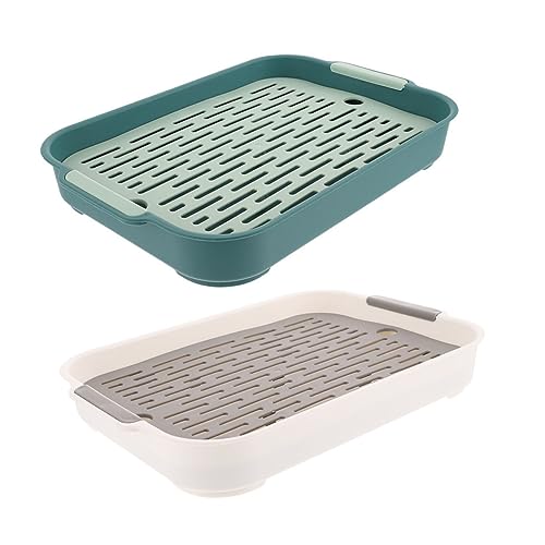 WOONEKY Kaninchentöpfchen 2-in-1 Katzentoilette für Zwergkaninchen waschbares Tablett Kunststoff Kaninchentoilette Geruchs- und Kratzschutz für Meerschweinchen Chinchillas WOONEKY Kaninchentöpfchen 2-in-1 Katzentoilette für Zwergkaninchen waschbares Tablett Kunststoff Kaninchentoilette Geruchs- und Kratzschutz für Meerschweinchen Chinchillas von WOONEKY