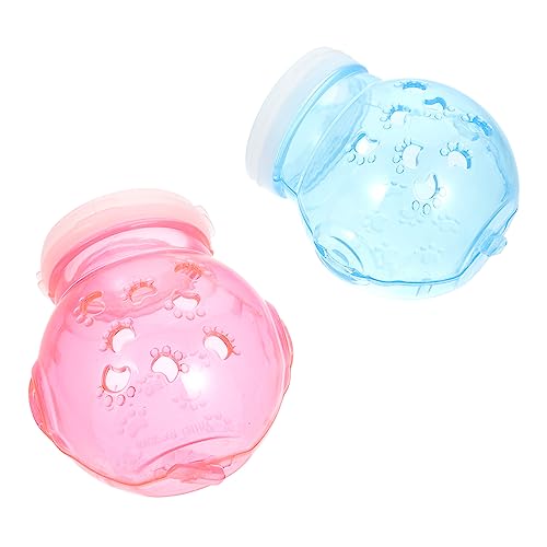 WOONEKY 2er-Pack Sandbadeeinheiten für Hamster Käfig Externe Badewanne Sandbadehaus für Chinchillas Waschraum für Haustiere WOONEKY 2er-Pack Sandbadeeinheiten für Hamster Käfig Externe Badewanne Sandbadehaus für Chinchillas Waschraum für Haustiere von WOONEKY