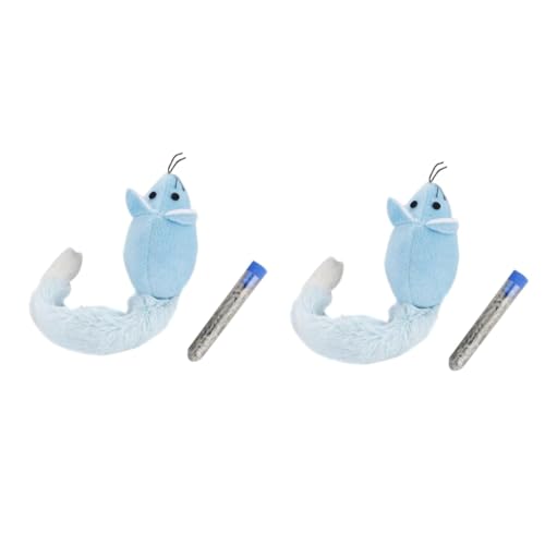 WOONEKY 2St Plüsch Spielzeug Katzenspielzeug mit Katzenminze interaktives katzenspielzeug Katzen Spielzeug Katzen minzekissen Haustier- -Spielzeug Katzen- -Spielzeug Bambus Blue WOONEKY 2St Plüsch Spielzeug Katzenspielzeug mit Katzenminze interaktives katzenspielzeug Katzen Spielzeug Katzen minzekissen Haustier- -Spielzeug Katzen- -Spielzeug Bambus Blue von WOONEKY