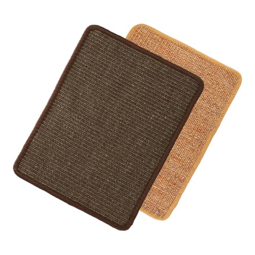 WOONEKY 2St Sisal Katzen Griff Kratzspielzeug für Katzen Kratzbrett für Katzen Katze kratzmatte Katzenspielzeug katzenkratzmatte Teppiche Bodenzubehör wiederverwendbarer Katzenkratzer WOONEKY 2St Sisal Katzen Griff Kratzspielzeug für Katzen Kratzbrett für Katzen Katze kratzmatte Katzenspielzeug katzenkratzmatte Teppiche Bodenzubehör wiederverwendbarer Katzenkratzer von WOONEKY
