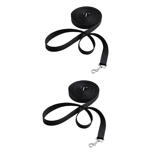 WOONEKY 2 Stücke 23ft Hund Leine Nylon Training Swivel Snap für Mittel-große Hunde WOONEKY 2 Stücke 23ft Hund Leine Nylon Training Swivel Snap für Mittel-große Hunde von WOONEKY