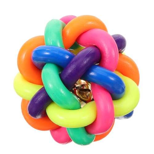 WOONEKY 2 Stücke Hundespielzeug Material Katzenspielzeug Mit Glocke Quietschendes Hundespielzeug 7 5 cm WOONEKY 2 Stücke Hundespielzeug Material Katzenspielzeug Mit Glocke Quietschendes Hundespielzeug 7 5 cm von WOONEKY