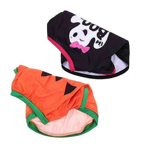 WOONEKY Halloween-Hundepullover-Set 2-teilig Haustierkleidung Kürbis- -Design Hunde-Halloween-Kostüme für Hunde WOONEKY Halloween-Hundepullover-Set 2-teilig Haustierkleidung Kürbis- -Design Hunde-Halloween-Kostüme für Hunde von WOONEKY