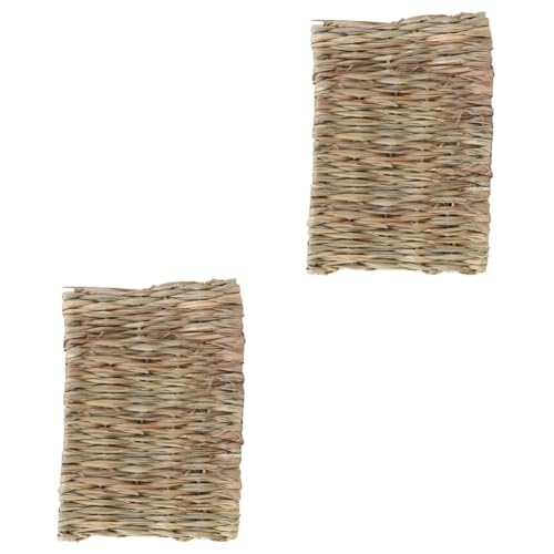 WOONEKY 2st Haustiermatte Einstreu Aus Stroh Bastelspielzeug Einstreu Für Kleintiere Hasengrasmatte Beißspielzeug Hamsterstroh Seegras-Matte Kleines Tier Haustierstreu Für Kleintiere WOONEKY 2st Haustiermatte Einstreu Aus Stroh Bastelspielzeug Einstreu Für Kleintiere Hasengrasmatte Beißspielzeug Hamsterstroh Seegras-Matte Kleines Tier Haustierstreu Für Kleintiere von WOONEKY