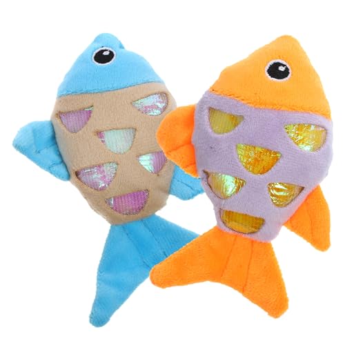 WOONEKY 2st Katzenspielzeug Fisch-katzenminze-Spielzeug Katzenminze-Spielzeug Mit Knistergeräusch Zahnspielzeug Für Kätzchen-übungsspielzeug Katzenkissen Kleiner Fisch Cartoon-Katze Plüsch WOONEKY 2st Katzenspielzeug Fisch-katzenminze-Spielzeug Katzenminze-Spielzeug Mit Knistergeräusch Zahnspielzeug Für Kätzchen-übungsspielzeug Katzenkissen Kleiner Fisch Cartoon-Katze Plüsch von WOONEKY