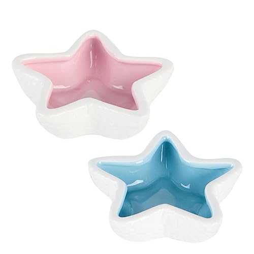 WOONEKY Langlebiges Tierfutternapf-Set aus Keramik 2-teilig vielseitig einsetzbar für Hamster Futterspender Wassernapf für Haustiere rutschfestes Design zufällige Farbe WOONEKY Langlebiges Tierfutternapf-Set aus Keramik 2-teilig vielseitig einsetzbar für Hamster Futterspender Wassernapf für Haustiere rutschfestes Design zufällige Farbe von WOONEKY