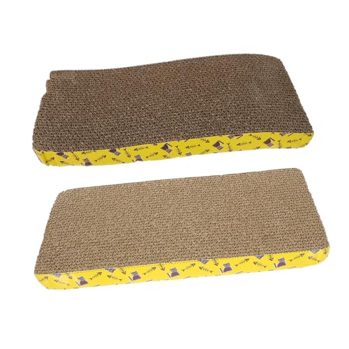 WOONEKY Katzenklauenbrett-Set 2-teilig Katzenkratzbrett Kratzmatte Kratzpad für Katzen und Kätzchen Kratzspielzeug Heimtierbedarf Katzenunterlage für den Innenbereich WOONEKY Katzenklauenbrett-Set 2-teilig Katzenkratzbrett Kratzmatte Kratzpad für Katzen und Kätzchen Kratzspielzeug Heimtierbedarf Katzenunterlage für den Innenbereich von WOONEKY