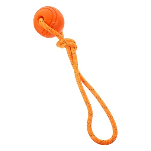 WOONEKY 2st Spielen Sie Mit Dem Ball Tragbares Welpenspielzeug Zahnspielzeug Für Katzen Hundetraining Am Seil Zahnreinigungsspielzeug Für Haustiere Kauspielzeug Katzenzubehör Orange Gummi WOONEKY 2st Spielen Sie Mit Dem Ball Tragbares Welpenspielzeug Zahnspielzeug Für Katzen Hundetraining Am Seil Zahnreinigungsspielzeug Für Haustiere Kauspielzeug Katzenzubehör Orange Gummi von WOONEKY