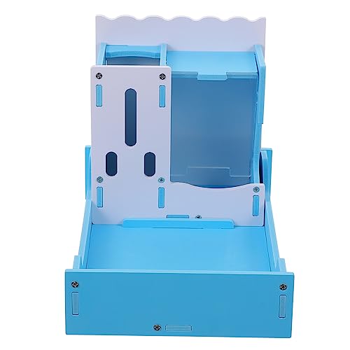 WOONEKY Hamster Futter Und Wasserspender Mit Integrierter Toilette Kreatives Spielzeug Für Meerschweinchen Komfortabel Und Langlebig Für Kleine Haustiere von WOONEKY