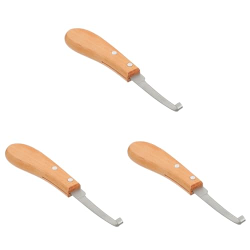 WOONEKY 3 STK Klauenpfleger Klauenpflegewerkzeug Pferdehufschärfer Hufreparaturfräser Repair kit Reperaturset tragbares Hufbeschlagwerkzeug Schuhwerkzeug Rostfreier Stahl Brown WOONEKY 3 STK Klauenpfleger Klauenpflegewerkzeug Pferdehufschärfer Hufreparaturfräser Repair kit Reperaturset tragbares Hufbeschlagwerkzeug Schuhwerkzeug Rostfreier Stahl Brown von WOONEKY