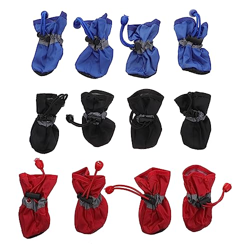 WOONEKY Verdickte weichbesohlte Regenstiefel für Haustiere wasserdichte Hundeschuhe für regnerische Tage WOONEKY Verdickte weichbesohlte Regenstiefel für Haustiere wasserdichte Hundeschuhe für regnerische Tage von WOONEKY