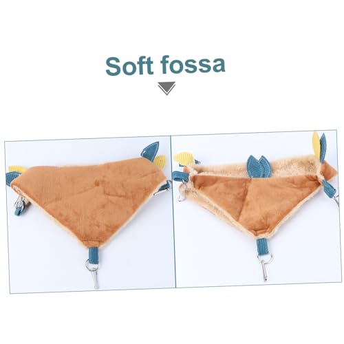 WOONEKY 3 Stück Teiliges Hamsterspielzeug mit Natürlichem Holz hängematten Design Sicherer Hamster schaukelspaß für Kleine Kleintiere Wie Hamster Ratten Meerschweinchen Fördert Bewegung von WOONEKY
