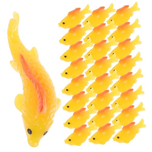 WOONEKY 30 Stück Fischfiguren Teiliges Resin Deko für Aquarien Terrarien DIY Unterwasserlandschaft Detailreiche Mini Fische zur Dekoration von Aquarien Tischdeko von WOONEKY