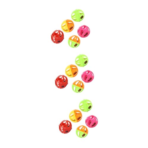 WOONEKY 30 Stück Katzenglockenbälle Katzenspielzeug Für Drinnen Katzen Rasselspielzeug Ball Rasselspielzeug Für Katzen Kätzchen Glockenbälle Katzenrasselball Katzenspielzeugball WOONEKY 30 Stück Katzenglockenbälle Katzenspielzeug Für Drinnen Katzen Rasselspielzeug Ball Rasselspielzeug Für Katzen Kätzchen Glockenbälle Katzenrasselball Katzenspielzeugball von WOONEKY