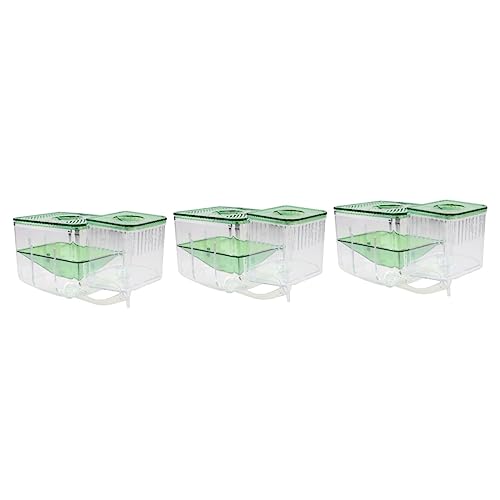 WOONEKY 3 Stücke Box Aquarium Fisch Züchter Box Zucht Tank Isolation Für Juvenile Fische von WOONEKY
