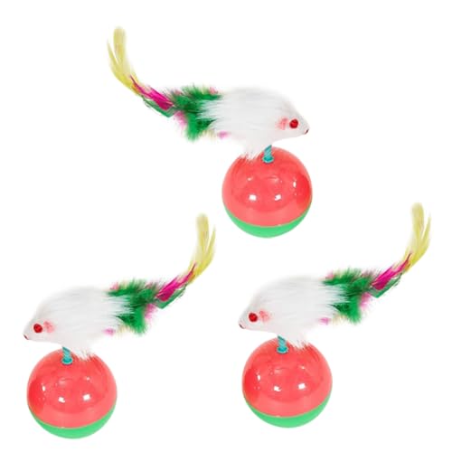WOONEKY 3Pcs Katzenspielzeugkätzchen Spielzeug Lustiger Kätzchen Tumbler Spielzeugkatze Necken Spielzeug Indoor Kätzchen Haustier Teaser Playthings Cat Spielen Ball Spielzeugkatze Teaser WOONEKY 3Pcs Katzenspielzeugkätzchen Spielzeug Lustiger Kätzchen Tumbler Spielzeugkatze Necken Spielzeug Indoor Kätzchen Haustier Teaser Playthings Cat Spielen Ball Spielzeugkatze Teaser von WOONEKY