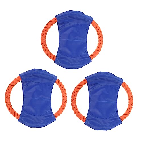 WOONEKY 3-teiliges Hunde-Disc-Spielzeug aktive Wurfscheibe für Hunde Robustes und sicheres Haustier-Trainingsspielzeug multifunktionales Spielzeug für Hunde Jungen und Mädchen zufällige Farbe WOONEKY 3-teiliges Hunde-Disc-Spielzeug aktive Wurfscheibe für Hunde Robustes und sicheres Haustier-Trainingsspielzeug multifunktionales Spielzeug für Hunde Jungen und Mädchen zufällige Farbe von WOONEKY