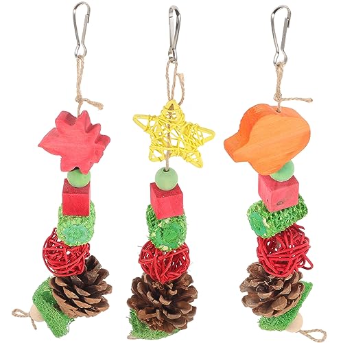 WOONEKY Kauspielzeug für Papageien Vogel-Kauspielzeug-Set Vogel-Kauspielzeug für Papageien Papageien-Spielzeug Puzzle Vogel-Kauspielzeug Bruchfestigkeit WOONEKY Kauspielzeug für Papageien Vogel-Kauspielzeug-Set Vogel-Kauspielzeug für Papageien Papageien-Spielzeug Puzzle Vogel-Kauspielzeug Bruchfestigkeit von WOONEKY