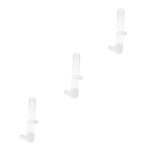 WOONEKY 3 Stücke Tragbare Papagei Feeder Tasse 65ml Vogel Fütterung Schüssel Tier Feeder Für Papageien Haustiere Zufällig von WOONEKY
