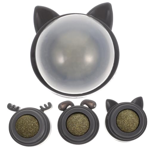 WOONEKY 3st Katzenminze Ballspielzeug Tierkopf-katzenminze-Spielzeug Essbare Katzenminze-Kugeln Schöner Katzenminzeball Leckspielzeug Mit Katzenminze Haustierspielzeug Spielzeuge Plastik WOONEKY 3st Katzenminze Ballspielzeug Tierkopf-katzenminze-Spielzeug Essbare Katzenminze-Kugeln Schöner Katzenminzeball Leckspielzeug Mit Katzenminze Haustierspielzeug Spielzeuge Plastik von WOONEKY