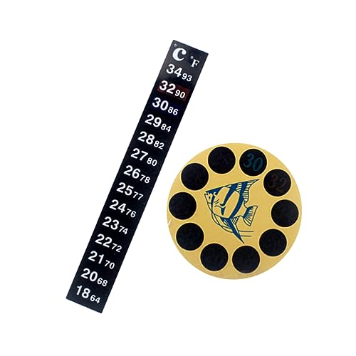 WOONEKY 3stücke Aquarien-Thermometer Tragbares Aquarium-Patch-Thermometer Aquarium-temperaturanzeige-Aufkleber Für Aquarien von WOONEKY