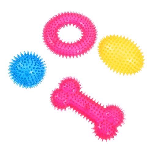 WOONEKY 4 Stück Elastic Dorn Ball Toy Hundekauer Robustes Hundespielzeug Zahnspielzeug Für Welpen Bissfestes Für Haustiere Backenzahnspielzeug Für Haustiere Bälle Für Hunde TPR WOONEKY 4 Stück Elastic Dorn Ball Toy Hundekauer Robustes Hundespielzeug Zahnspielzeug Für Welpen Bissfestes Für Haustiere Backenzahnspielzeug Für Haustiere Bälle Für Hunde TPR von WOONEKY