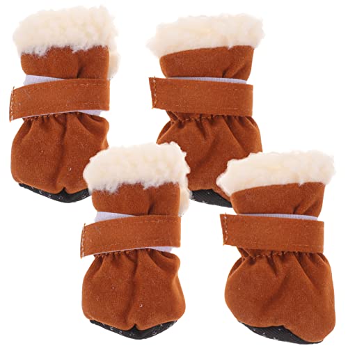 WOONEKY Haustier-Stiefel 4er-Pack Isolierte Hundestiefel Ohne Sohle Schneestiefelschutz Für Mittelgroße Und Große Hunde WOONEKY Haustier-Stiefel 4er-Pack Isolierte Hundestiefel Ohne Sohle Schneestiefelschutz Für Mittelgroße Und Große Hunde von WOONEKY