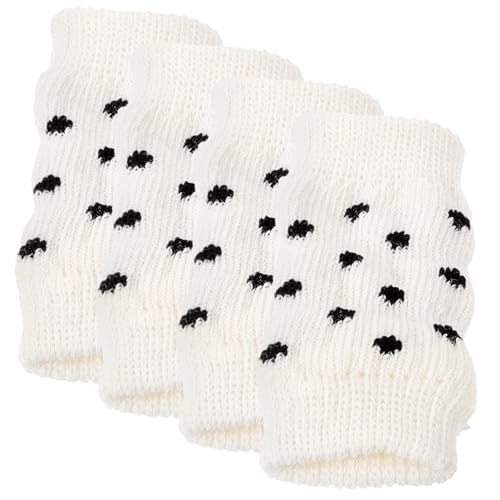 WOONEKY 4 Stück Hundebeinwärmer Weiche Knitted Leg Warmer für rutschfest Schutz für Hinterbeine Stylische Pfotenschutz für Kleine und Mittelgroße WOONEKY 4 Stück Hundebeinwärmer Weiche Knitted Leg Warmer für rutschfest Schutz für Hinterbeine Stylische Pfotenschutz für Kleine und Mittelgroße von WOONEKY
