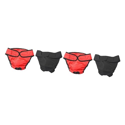 WOONEKY 4 Stück Hygieneunterwäsche Für Hunde Weibliche Hundehose Windel Für Hündin Hundebauch Welpen-PIPI-Pads Für Kleine Hunde Welpen Pads Hündin Körperliche Hose Inkontinenzhose WOONEKY 4 Stück Hygieneunterwäsche Für Hunde Weibliche Hundehose Windel Für Hündin Hundebauch Welpen-PIPI-Pads Für Kleine Hunde Welpen Pads Hündin Körperliche Hose Inkontinenzhose von WOONEKY
