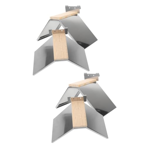WOONEKY 2sets Vogel Stehen Für Papageien Taube Schlafplatz Vogel Käfig Zubehör Robust Und Sicher 2 Stücke * 2 von WOONEKY