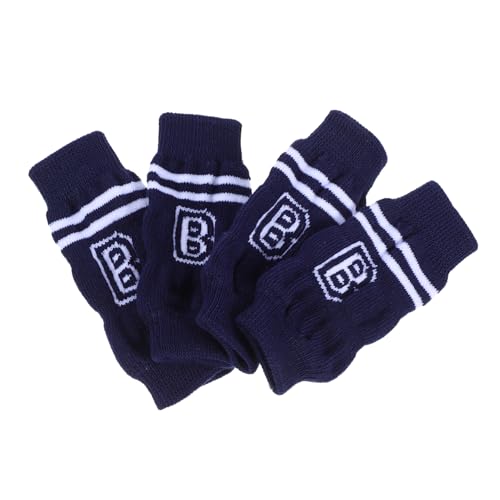 WOONEKY 4 Stück Teiliges Hundesocken Elastische Strick Elbow Protektoren für Hunde Beinschoner für Optimale Gelenkschutz und Verletzungsprävention Geeignet für Kleine bis Mittelgroße WOONEKY 4 Stück Teiliges Hundesocken Elastische Strick Elbow Protektoren für Hunde Beinschoner für Optimale Gelenkschutz und Verletzungsprävention Geeignet für Kleine bis Mittelgroße von WOONEKY