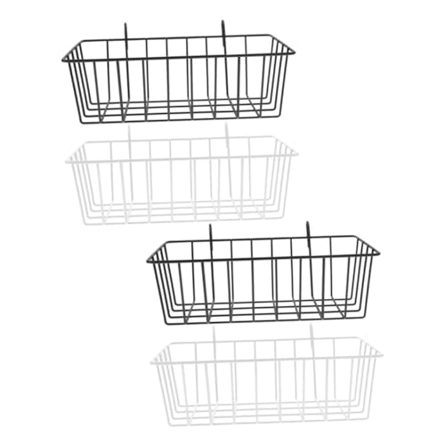 WOONEKY 4 Stück Teiliges Metall-raufutterhalter Kleine Tiere Langlebiger Kaninchen-heuraufe mit Einfachem Zugang Vielseitig Nutzbar als Heuraufe für Kaninchen Hamster Meerschweinchen von WOONEKY