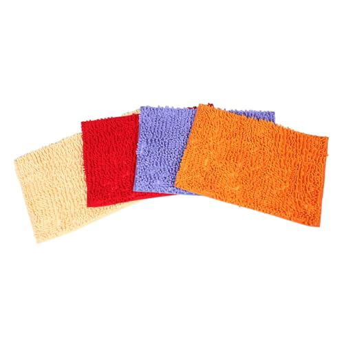 WOONEKY 4 Stück Waschbare Unterlagen für Meerschweinchen Kaninchen und Große Haustiere Praktische Wiederverwendbare Pee Pads für Käfige und Spielbereiche Einfach zu Reinigen für von WOONEKY