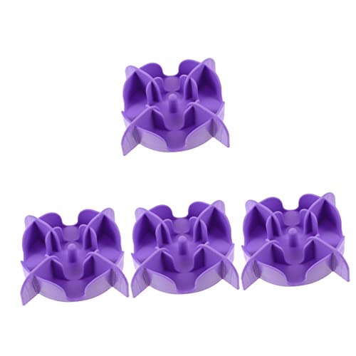 WOONEKY 4 Stücke Pet Bowl Slow Feeder Einsatz Slow Feeder Hundenapf Zur Vorbeugung Leicht Zu Reinigen von WOONEKY