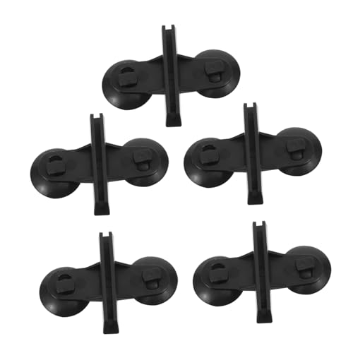 WOONEKY Aquarium-heizelement Kunststoff-Clips Von Fixed Cups Für Licht Schwarz 5 Stück von WOONEKY