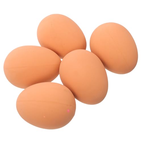 WOONEKY 5 Stück Teiliges Hundespielzeug aus Robustem Gummi Kleine Elastische Ei Form Interaktives Beiß und Wurfspielzeug für Drinnen und Draußen Fördert Bewegung und Spielspaß für Kleine WOONEKY 5 Stück Teiliges Hundespielzeug aus Robustem Gummi Kleine Elastische Ei Form Interaktives Beiß und Wurfspielzeug für Drinnen und Draußen Fördert Bewegung und Spielspaß für Kleine von WOONEKY