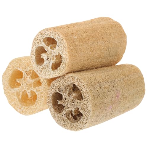 WOONEKY 6stücke Hamster-Spielzeug Luffa Natürliche Kaustreifen Für Gesunde Zähne Für Hamster Meerschweinchen Chinchillas Und Andere Kleintiere von WOONEKY