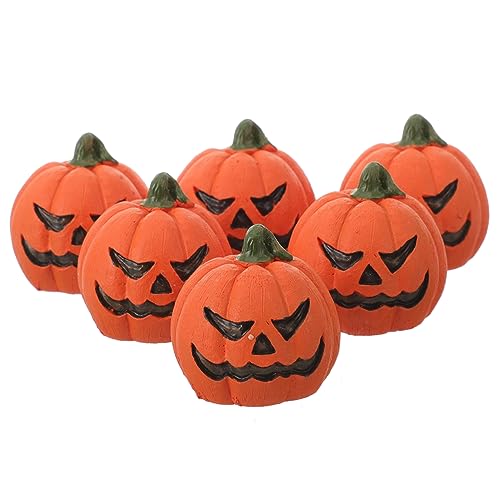 WOONEKY Halloween-kürbis-Girlande 6 Stück Künstliche Kürbisse Künstliche Mini-Halloween-Dekorationen für Aquarien und Party-Requisiten WOONEKY Halloween-kürbis-Girlande 6 Stück Künstliche Kürbisse Künstliche Mini-Halloween-Dekorationen für Aquarien und Party-Requisiten von WOONEKY