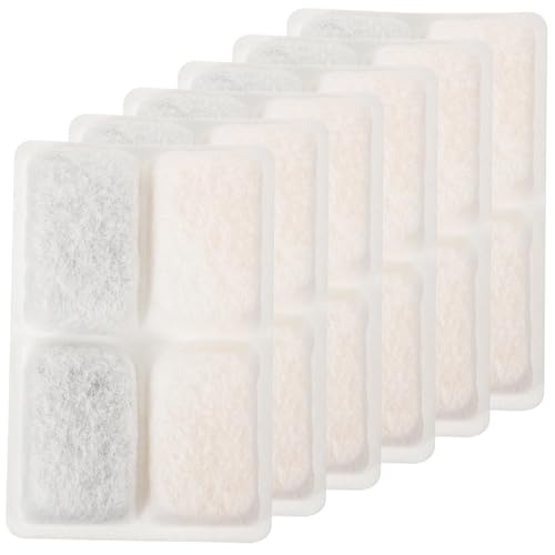 WOONEKY Ersatz-trinkbrunnen für Katzen 6er-Pack Kokosnussschale für Den Wasserspender für Haustiere WOONEKY Ersatz-trinkbrunnen für Katzen 6er-Pack Kokosnussschale für Den Wasserspender für Haustiere von WOONEKY