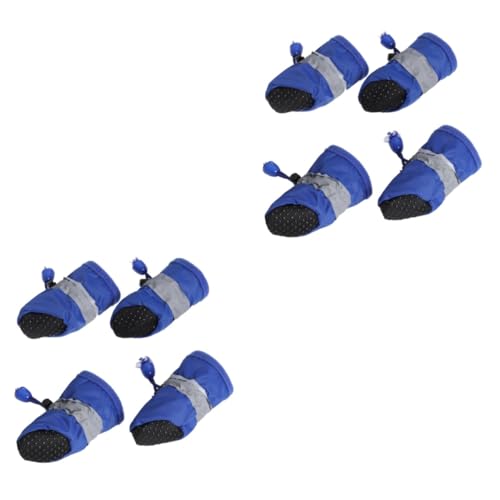 WOONEKY 8 STK Hundestiefel Haustier Kurze Stiefel Welpenschuhe zubehör für hundeauslauf Hund im Freien Stiefel Stiefeletten hundeschuhe Hunde Schuhe Stiefel für Hunde Schuhe für Hunde WOONEKY 8 STK Hundestiefel Haustier Kurze Stiefel Welpenschuhe zubehör für hundeauslauf Hund im Freien Stiefel Stiefeletten hundeschuhe Hunde Schuhe Stiefel für Hunde Schuhe für Hunde von WOONEKY