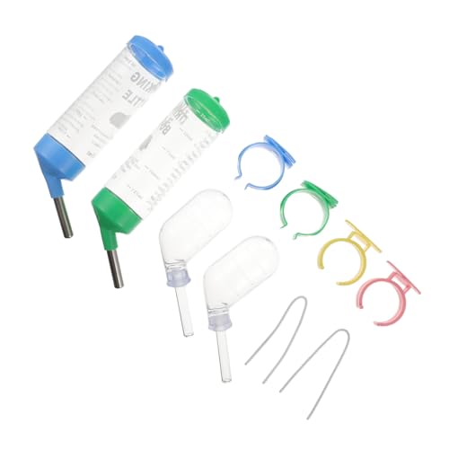 WOONEKY 2er-Sets Wasserflasche Ohne Strohhalm Tragbarer Wasserspender Für Haustiere Trinkflasche Für Kleintiere 4er-Pack Für Meerschweinchen Hamster 4 Stück * 2 WOONEKY 2er-Sets Wasserflasche Ohne Strohhalm Tragbarer Wasserspender Für Haustiere Trinkflasche Für Kleintiere 4er-Pack Für Meerschweinchen Hamster 4 Stück * 2 von WOONEKY
