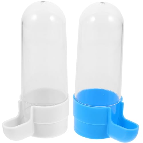 WOONEKY 4 Sets Papageien-futterspender Vogelfutterbox Vogelkäfig-zubehör Wasserbrunnen Trinknapf Futterhalter Für Wellensittiche Leicht Zugängliche Fütterung Für 2 Stück * 4 WOONEKY 4 Sets Papageien-futterspender Vogelfutterbox Vogelkäfig-zubehör Wasserbrunnen Trinknapf Futterhalter Für Wellensittiche Leicht Zugängliche Fütterung Für 2 Stück * 4 von WOONEKY