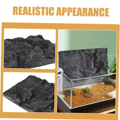 WOONEKY Aquarium Hintergrund Steinoptik Dekorationsplatte Reptilien Terrarium Rückwand mit Realistischem Relief Natürliche Struktur Klarsichtige Details Einfache für Lebensechte WOONEKY Aquarium Hintergrund Steinoptik Dekorationsplatte Reptilien Terrarium Rückwand mit Realistischem Relief Natürliche Struktur Klarsichtige Details Einfache für Lebensechte von WOONEKY