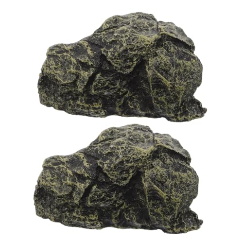 WOONEKY Aquarium Schildkröten Sonnenplatz mit Versteck Höhle Basking Plattform aus Resin Kletterrampe für Kleine Reptilien Amphibien WOONEKY Aquarium Schildkröten Sonnenplatz mit Versteck Höhle Basking Plattform aus Resin Kletterrampe für Kleine Reptilien Amphibien von WOONEKY