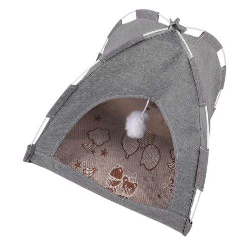 WOONEKY Atmungsaktives Hunde und Katzenzelt Bequemes Haustierzelt für Drinnen und Draußen für Sommer und Camping und Vielseitig Einsetzbar von WOONEKY