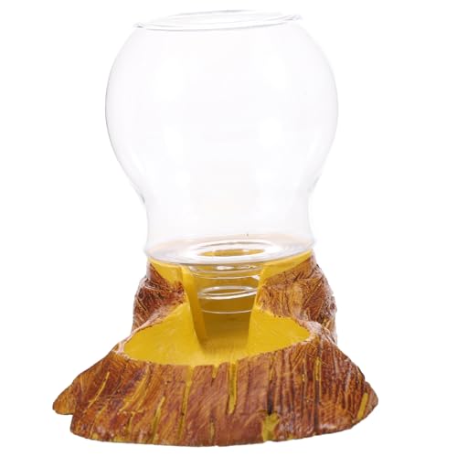 WOONEKY Automatischer Resin Trinkspender Wasserschale für Schildkröten und Reptilien Langlebig Großvolumig Geeignet Terrarien Dekoration von WOONEKY